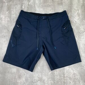 Hylete Shorts Mens Large Above Knee Drawstring Athletic Zip Pockets Training Gym